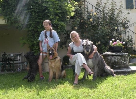 Personal Protection Dog Bagzi with his new Family