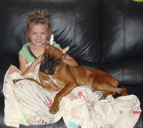 Personal Protection Dog LADY with her Princess