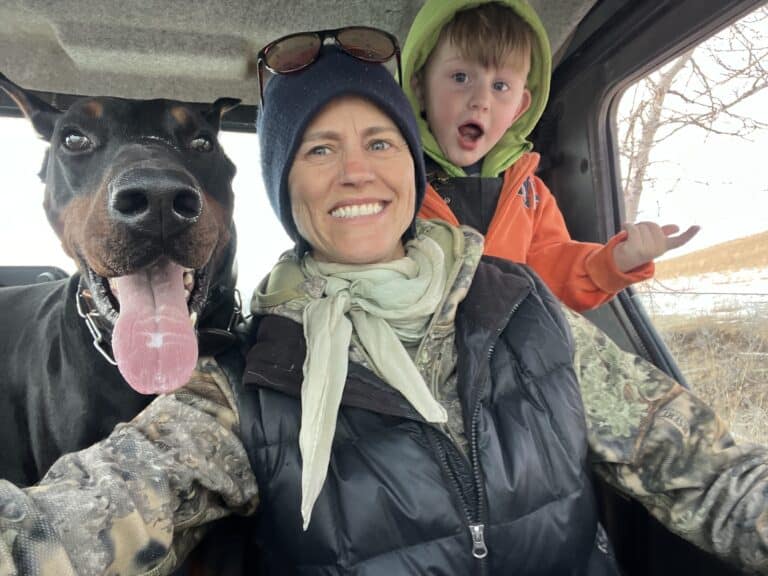 Personal Protection Dog HORUS with his new family in Montana.